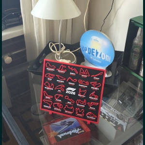 Formule 1 2026 seizoen planning bord