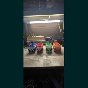 Pennenhouder van de iconische VW T1 bus