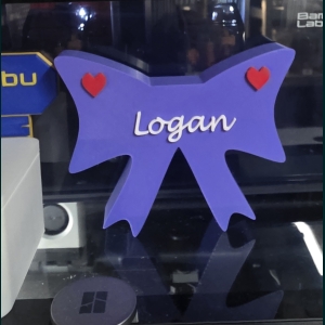 3D-geprinte Strik met eigen naam